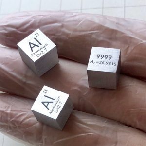 1cm Metal Aluminum Cubic Element Periodic Phenotype Al(Aluminium) 99.7%